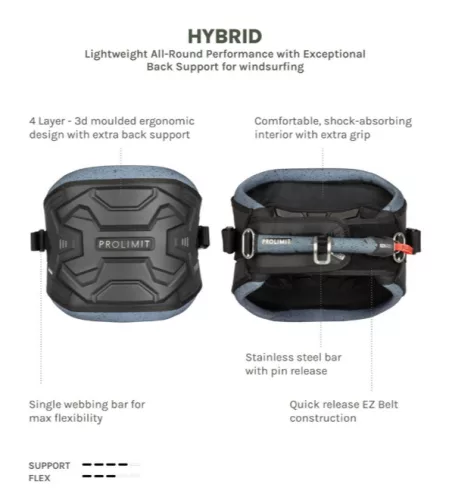 Prolimit Harness WS Waist Hybrid Black 2026