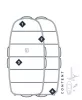 Manera Wing Foil Bag Wheels 5'0