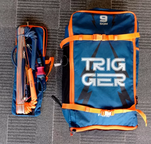 F-One TRIGGER 9m2 + BAR 2024 #Premium kites® K.G.