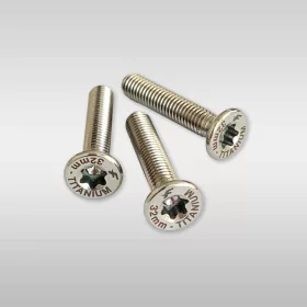 F-One M6-32mm tapered head screws (TITANIUM - T30 torx) x3
