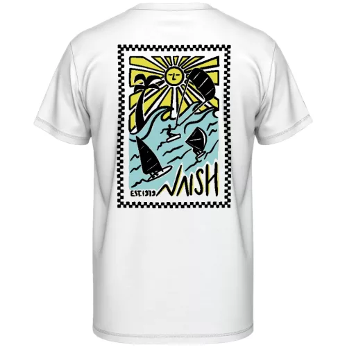 Naish Loose Fit T-Shirt Wave Riders white
