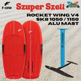 F-One Rocket Wing V4 5.0 + SK8 szett (alu mast)