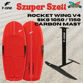 F-One Rocket Wing V4 5.0 + SK8 szett (Carbon mast)