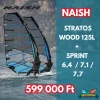 Naish Stratos Wood 125L + Sprint vitorla 7,7