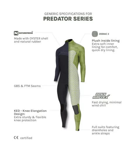 Prolimit Predator Steamer V-Zip 6/4 FTM 2026