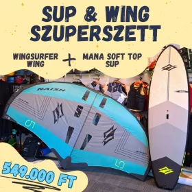 NAISH Mana Soft Top & Wingsurfer Wing - SUP & WING szett