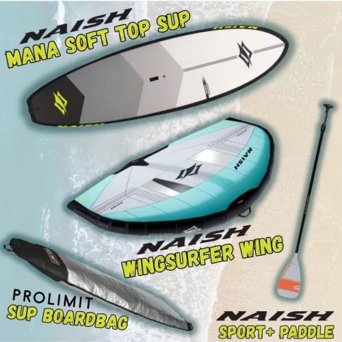 NAISH Mana Soft Top & Wingsurfer Wing - SUP & WING szett