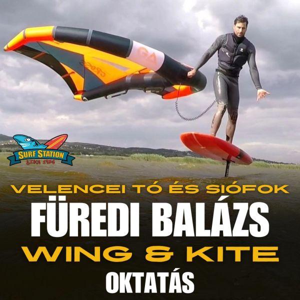 Wing és Kite oktatás Velencei tó és Siófok