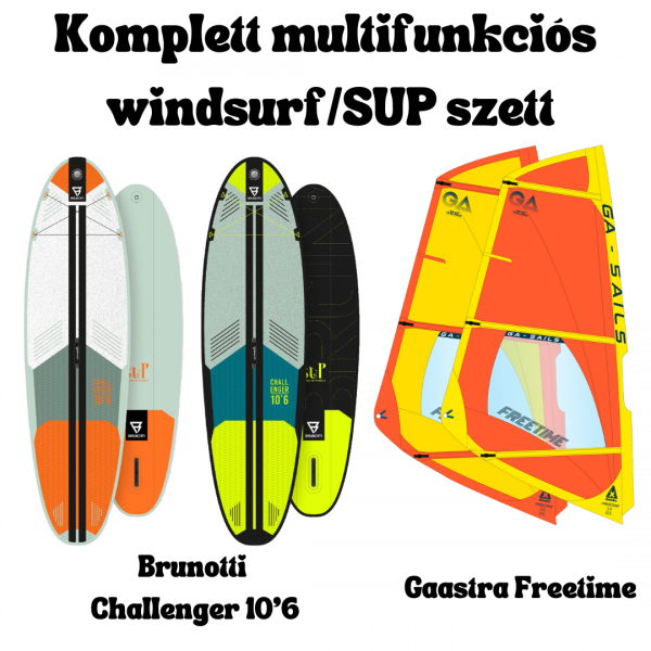 Challenger Windsurf SUP + GA FREETIME rig