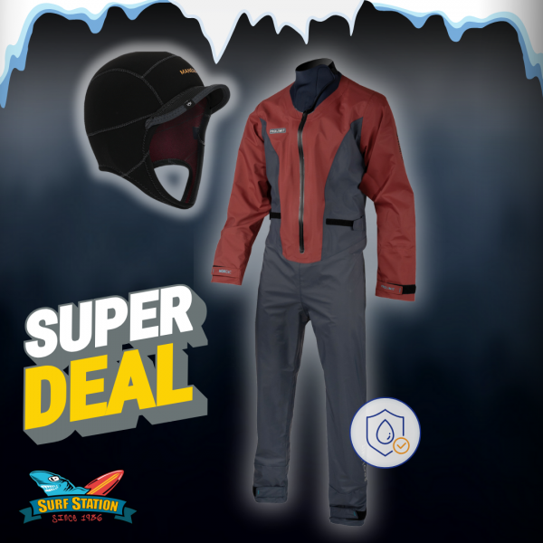 Nordic SUP Men Drysuit + Manera Seafarer Cap 3 mm